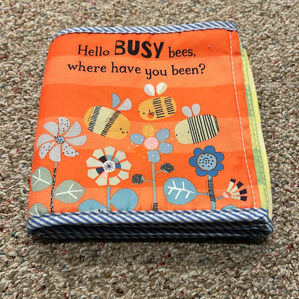Silver dolphin soft book/mat for baby!